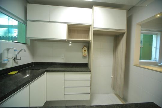 Cozinha  de casa para alugar com 3 quartos, 127m² em Conjunto Residencial Pombeva, São Bernardo do Campo