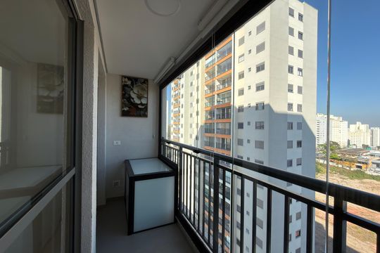 Sacada da Sala de apartamento à venda com 2 quartos, 61m² em Planalto, São Bernardo do Campo