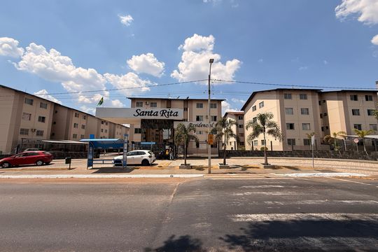 Fachada do Prédio de apartamento para alugar com 2 quartos, 50m² em Condominio Santa Rita, Goiânia