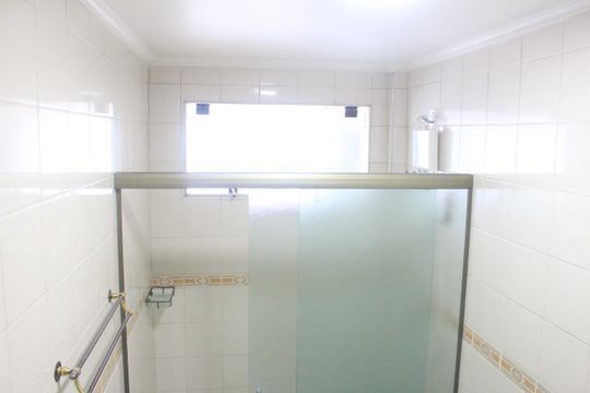 Banheiro Social de apartamento à venda com 3 quartos, 114m² em Santa Maria, São Caetano do Sul