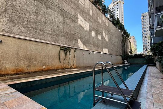 Área comum - Piscina de apartamento para alugar com 1 quarto, 55m² em Alphaville Industrial, Barueri