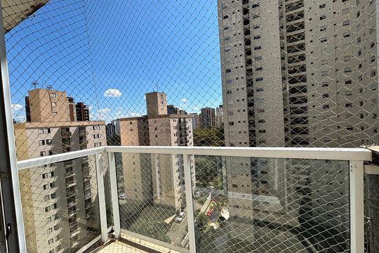 Sacada  de apartamento para alugar com 1 quarto, 55m² em Alphaville Industrial, Barueri