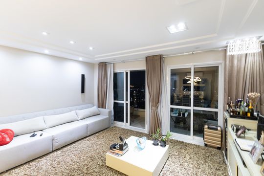 Sala  de apartamento para alugar com 3 quartos, 115m² em Vila Maria Alta, São Paulo