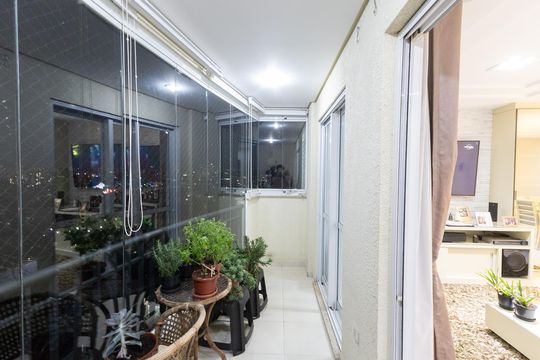Varanda  de apartamento para alugar com 3 quartos, 115m² em Vila Maria Alta, São Paulo