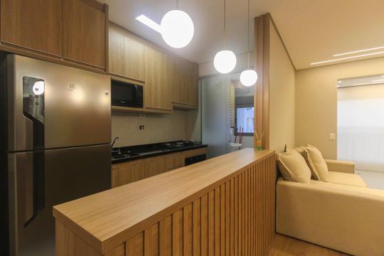 Cozinha de apartamento para alugar com 2 quartos, 75m² em Vila Ema, São Paulo