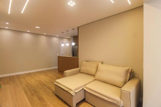 Sala de apartamento para alugar com 2 quartos, 75m² em Vila Ema, São Paulo