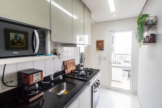 Cozinha de apartamento à venda com 2 quartos, 73m² em Jardim Esperanca, Barueri