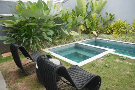 Piscina de casa de condomínio à venda com 2 quartos, 317m² em Residencial Quatro (alphaville), Santana de Parnaíba