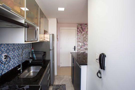 Cozinha de apartamento à venda com 2 quartos, 55m² em Conceição, Diadema