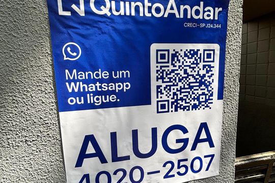 Placa  de apartamento para alugar com 2 quartos, 143m² em Alphaville Industrial, Barueri