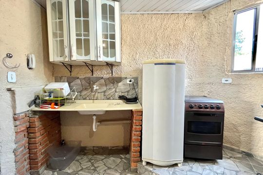 Cozinha de kitnet/studio para alugar com 1 quarto, 25m² em São Judas, São Paulo