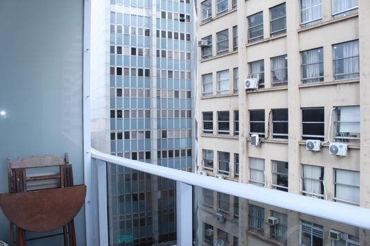 vista  de kitnet/studio para alugar com 1 quarto, 22m² em Centro Histórico de São Paulo, São Paulo