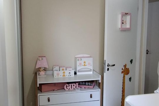 Quarto de apartamento à venda com 2 quartos, 40m² em Vila Tibiriçá, Santo André