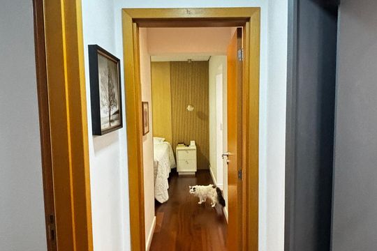 Corredor de apartamento à venda com 3 quartos, 160m² em Vila Guiomar, Santo André