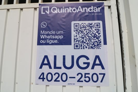 Placa de casa para alugar com 1 quarto, 50m² em Chácara Mafalda, São Paulo
