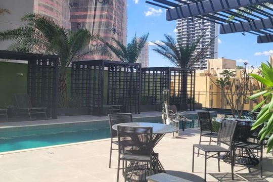 Área comum de apartamento para alugar com 1 quarto, 47m² em Setor Bueno, Goiânia