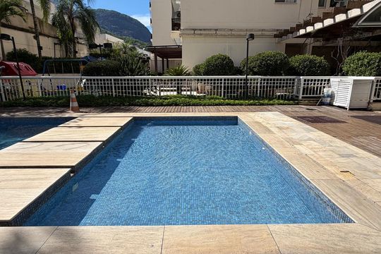 Área comum - Piscina de apartamento para alugar com 3 quartos, 92m² em Freguesia (jacarepaguá), Rio de Janeiro