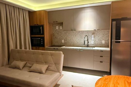 Cozinha de apartamento à venda com 1 quarto, 36m² em Santana, São Paulo