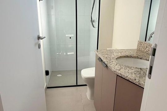 Banheiro de apartamento à venda com 1 quarto, 36m² em Santana, São Paulo
