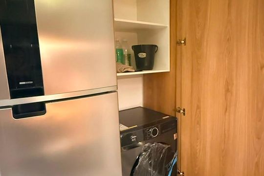 Cozinha de apartamento à venda com 1 quarto, 36m² em Santana, São Paulo