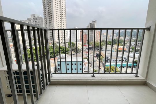 Varanda de kitnet/studio para alugar com 1 quarto, 27m² em Butantã, São Paulo