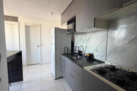 Cozinha de apartamento à venda com 2 quartos, 33m² em Vila Santa Catarina, São Paulo
