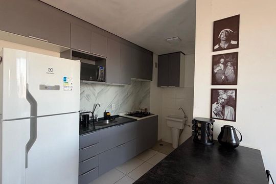 Cozinha de apartamento à venda com 2 quartos, 33m² em Vila Santa Catarina, São Paulo