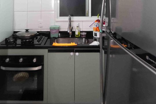 Cozinha de apartamento à venda com 2 quartos, 66m² em Vila Prudente, São Paulo