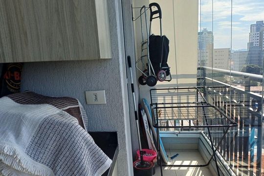 Varanda de apartamento à venda com 3 quartos, 72m² em Vila Osasco, Osasco