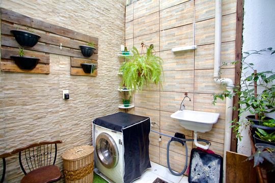 Cozinha e Área de Serviço de casa de condomínio à venda com 2 quartos, 100m² em Vila Darci Vargas, Belo Horizonte