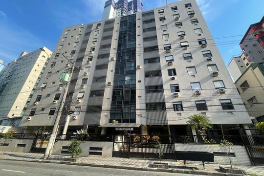 Fachada do Prédio de apartamento para alugar com 1 quarto, 45m² em Centro, São Vicente