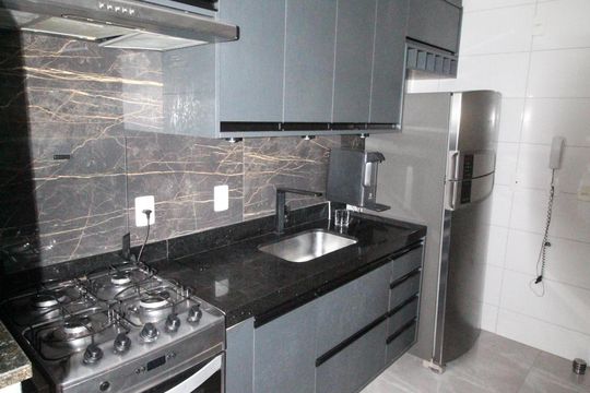 Cozinha de apartamento para alugar com 2 quartos, 75m² em Jardim Sul, São José dos Campos