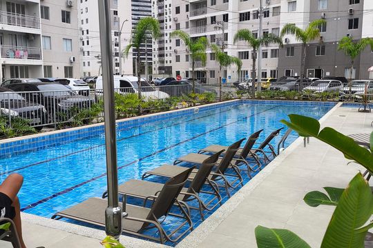Área externa de apartamento para alugar com 2 quartos, 48m² em Barra Olímpica, Rio de Janeiro