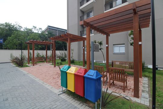 Área comum de apartamento para alugar com 2 quartos, 36m² em Usina Piratininga, São Paulo