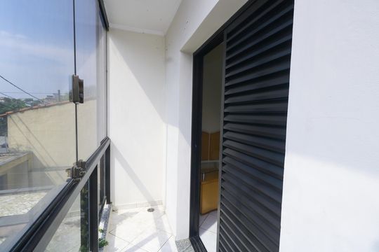 Varanda da Suíte de apartamento para alugar com 2 quartos, 121m² em Vila Junqueira, Santo André