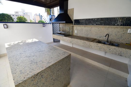Área comum - Churrasqueira de apartamento à venda com 3 quartos, 98m² em Bonfim, Campinas