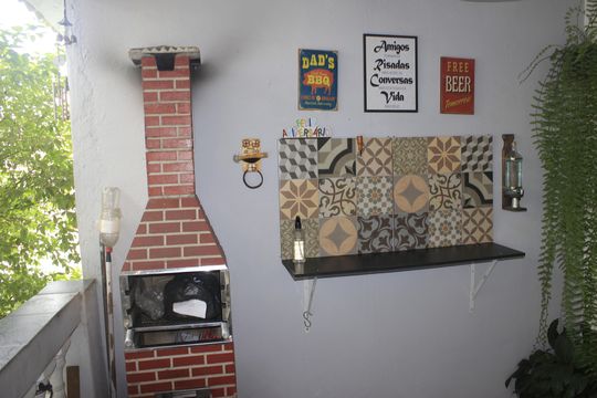 Varanda gourmet (casa 1) de casa à venda com 6 quartos, 280m² em Gopouva, Guarulhos