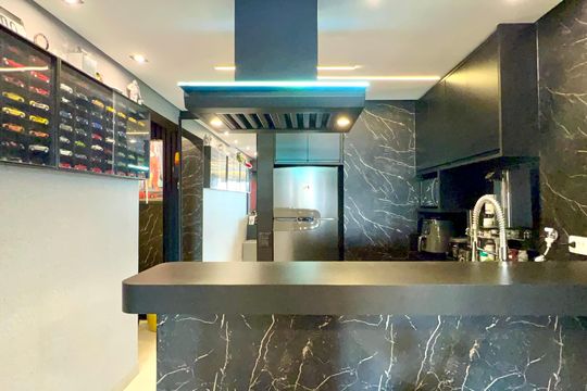 Cozinha de apartamento à venda com 2 quartos, 65m² em Jardim Paulista, São Paulo