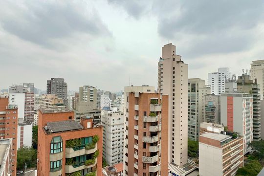 Vista da Varanda de apartamento à venda com 2 quartos, 65m² em Jardim Paulista, São Paulo