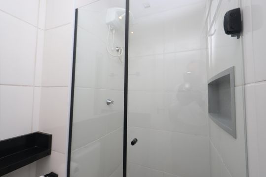Banheiro Social de apartamento para alugar com 2 quartos, 41m² em Vila Prudente, São Paulo