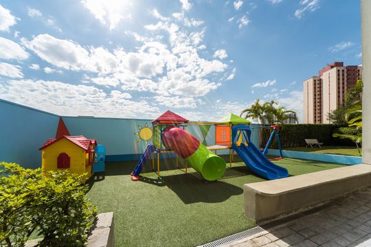 Área comum - Playground de apartamento para alugar com 3 quartos, 97m² em Vila Gilda, Santo André