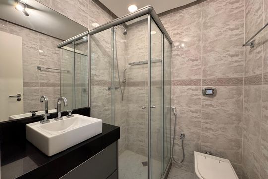 Banheiro Social de apartamento à venda com 3 quartos, 120m² em Recreio dos Bandeirantes, Rio de Janeiro