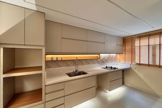 Cozinha e Área de Serviço de apartamento à venda com 3 quartos, 120m² em Recreio dos Bandeirantes, Rio de Janeiro