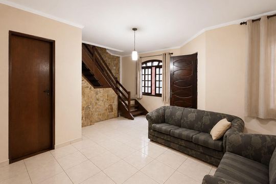 Sala de casa à venda com 3 quartos, 135m² em Jaguaribe, Osasco