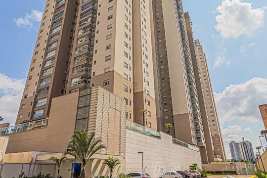 Fachada do bloco de apartamento à venda com 2 quartos, 66m² em Campestre, Santo André