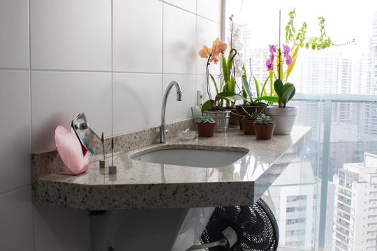 Área de Serviço de apartamento para alugar com 1 quarto, 72m² em Vila Gertrudes, São Paulo