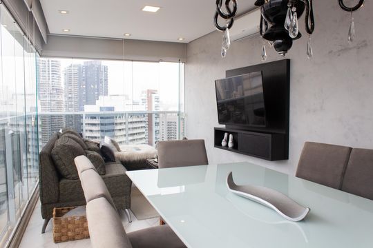 Varanda de apartamento para alugar com 1 quarto, 72m² em Vila Gertrudes, São Paulo