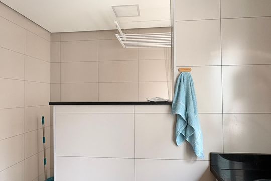 Cozinha de apartamento para alugar com 2 quartos, 55m² em Jardim Iris, São Paulo
