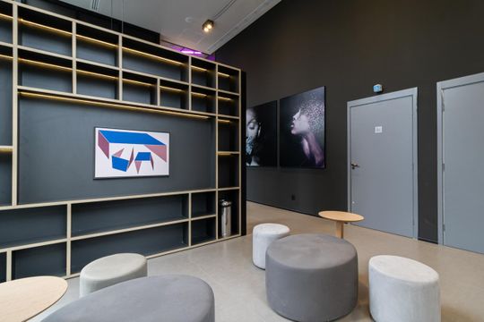 Área comum - Coworking de kitnet/studio para alugar com 1 quarto, 34m² em Vila Olímpia, São Paulo