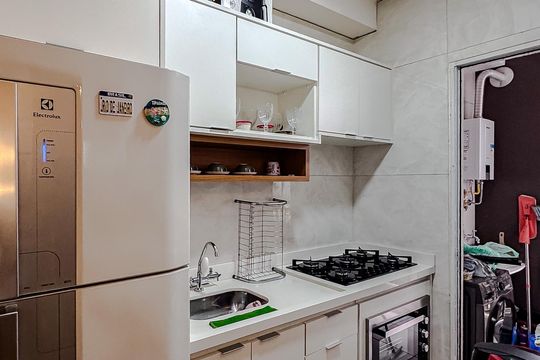 Cozinha de apartamento à venda com 2 quartos, 40m² em Mooca, São Paulo